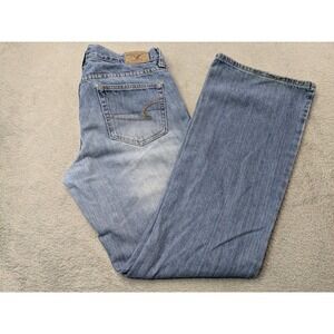 American Eagle Favorite Flare Jeans‎ Women's Size 8 Denim Bell Bottom